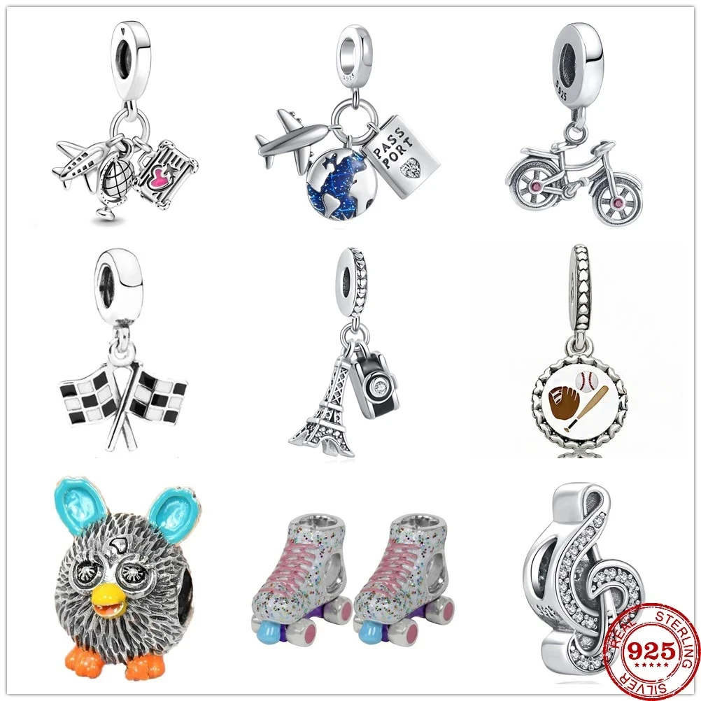 2021 New Colorful Zircon Bicycle Dumbbell Roller Pandora Beads fit Original Pandora Charms Silver 925 Bracelet DIY Women Jewelry
2021 New Colorful Zircon Bicycle Dumbbell Roller Pandora Beads fit Original Pandora Charms Silver 925 Bracelet DIY Women Jewelry