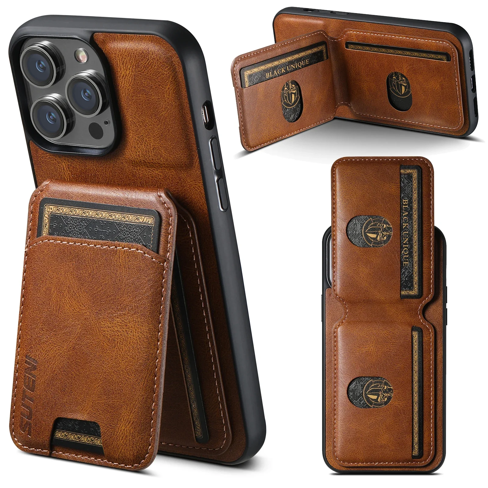 Luxury 2 in 1 Leather Card Holder Phone Case For iPhone 14 12 13 15 Pro Max Xr Xs X 11 Shockproof Shell Magnetic Wallet Cover
Luxury 2 in 1 Leather Card Holder Phone Case For iPhone 14 12 13 15 Pro Max Xr Xs X 11 Shockproof Shell Magnetic Wallet Cover