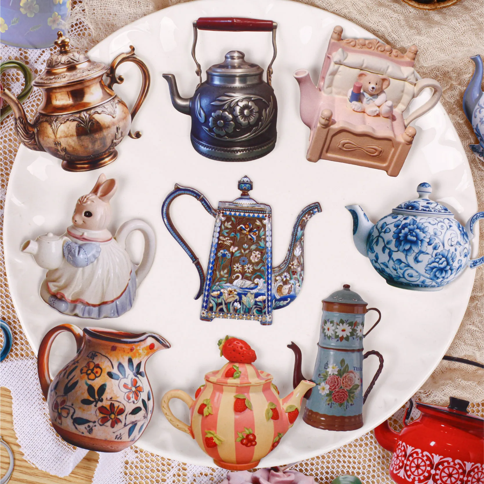 8pcs Sticker Pack Teapot Series Teapot Theme Handbook DIY Mobile Notebook Luggage Decoration Material Sticker
8pcs Sticker Pack Teapot Series Teapot Theme Handbook DIY Mobile Notebook Luggage Decoration Material Sticker