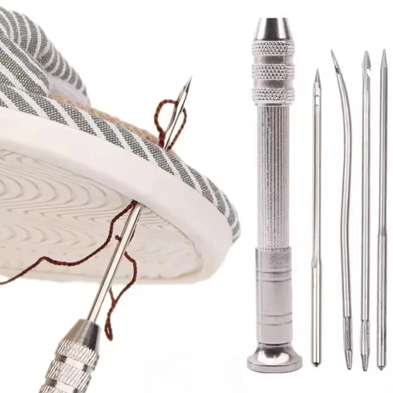 Leather Sewing Awl Set Replaceable Multifunctional Shoes Repair Tool Kit Punch Stitching Needles DIY Sewing Leathercraft
Leather Sewing Awl Set Replaceable Multifunctional Shoes Repair Tool Kit Punch Stitching Needles DIY Sewing Leathercraft