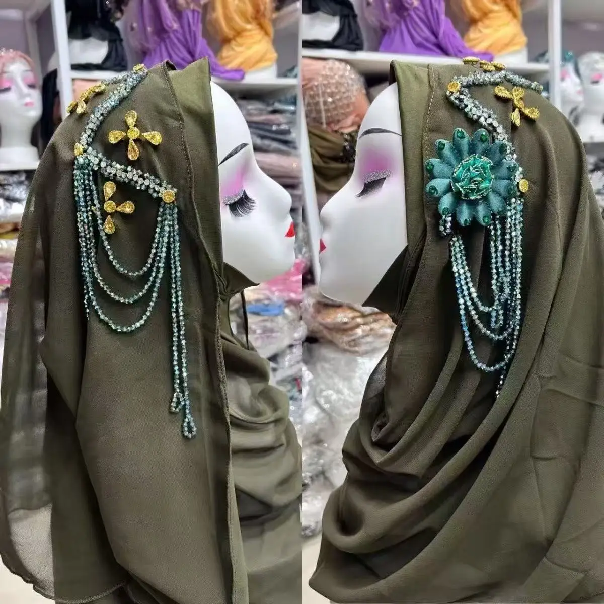 Abaya Hijab Muslim Women Shawl Lace Headscarf Luxury Tassels Scarf Malaysia Prayer Kufi Islam Saudi Arabia Turban 05512
Abaya Hijab Muslim Women Shawl Lace Headscarf Luxury Tassels Scarf Malaysia Prayer Kufi Islam Saudi Arabia Turban 05512