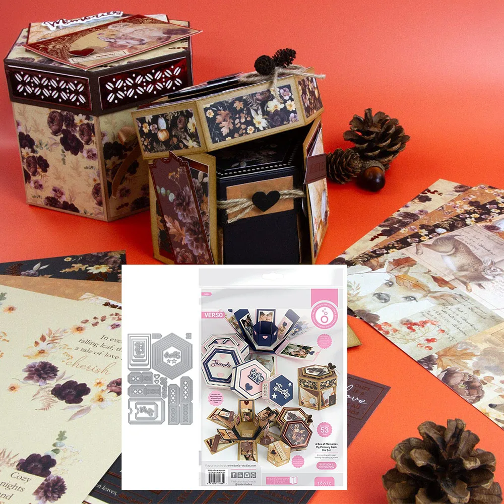 2025 New Christmas Metal Cutting Dies a Box of Memories Die Set DIY Embossing Scrapbooking Family Gift Box Die Cut Card Molds
2025 New Christmas Metal Cutting Dies a Box of Memories Die Set DIY Embossing Scrapbooking Family Gift Box Die Cut Card Molds