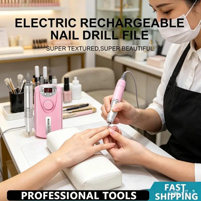 Rechargeable Low Noise Nail Drill 35000RPM Professional Electric Manicure Motor Polisher Sander For Nails
Rechargeable Low Noise Nail Drill 35000RPM Professional Electric Manicure Motor Polisher Sander For Nails