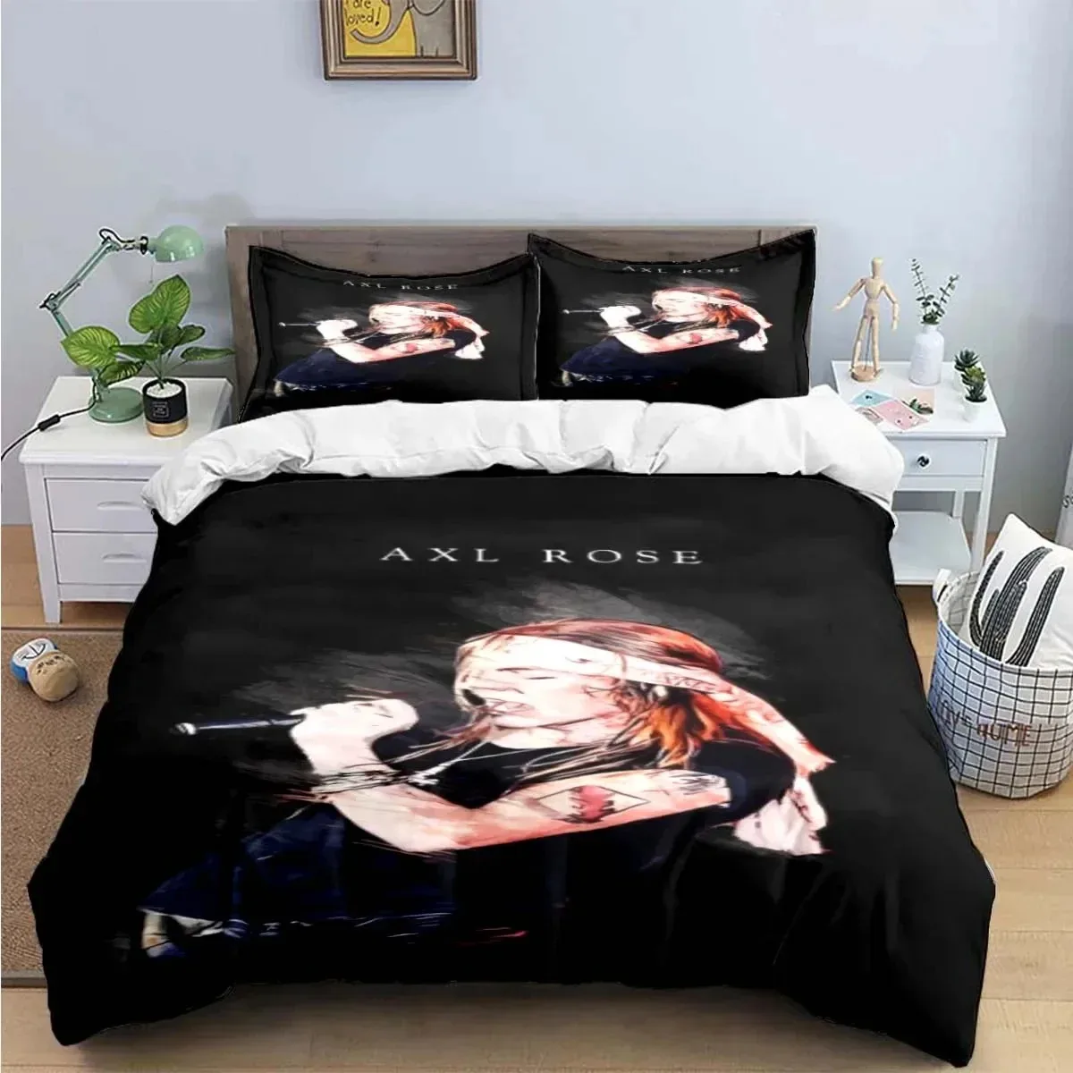 3D Print Guns N Roses GNR Band Retro Bedding Set Boys Girls Twin Queen King Size Duvet Cover Pillowcase Bed boys Adult
3D Print Guns N Roses GNR Band Retro Bedding Set Boys Girls Twin Queen King Size Duvet Cover Pillowcase Bed boys Adult