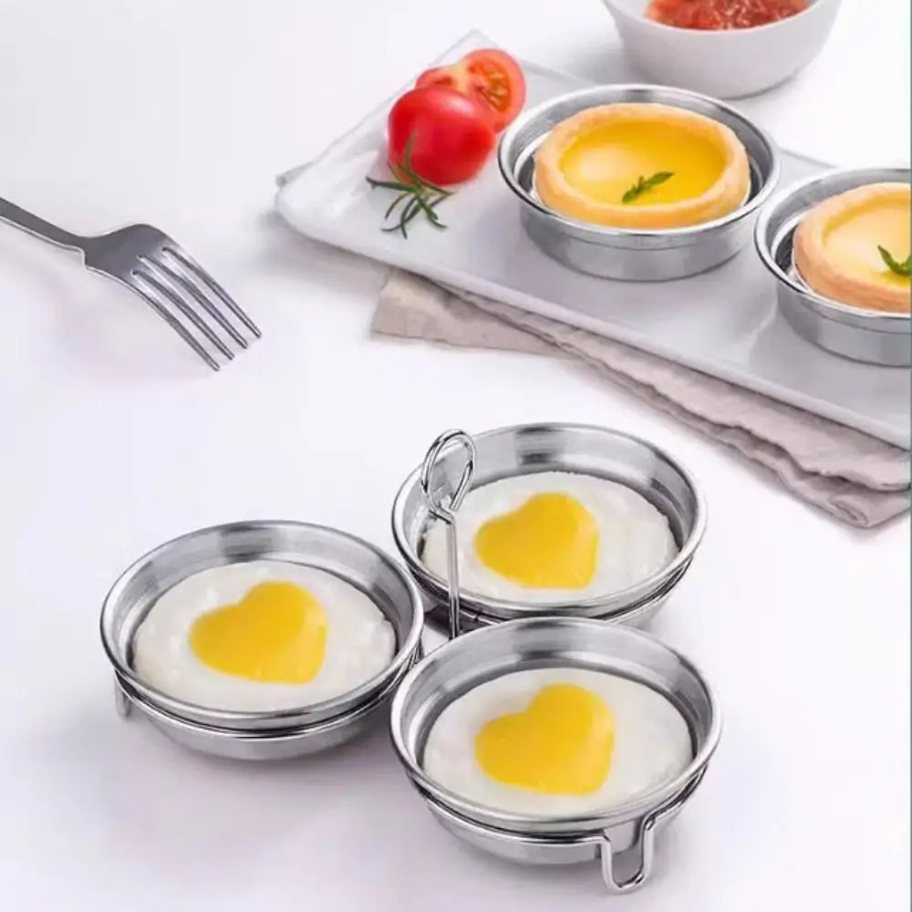 Kitchen Gadgets 3 Cup Egg Poaching Pan Stainless Steel Rust-proof Steamed Egg Mould with Grab Handle Omelette Maker Breakfast
Kitchen Gadgets 3 Cup Egg Poaching Pan Stainless Steel Rust-proof Steamed Egg Mould with Grab Handle Omelette Maker Breakfast
