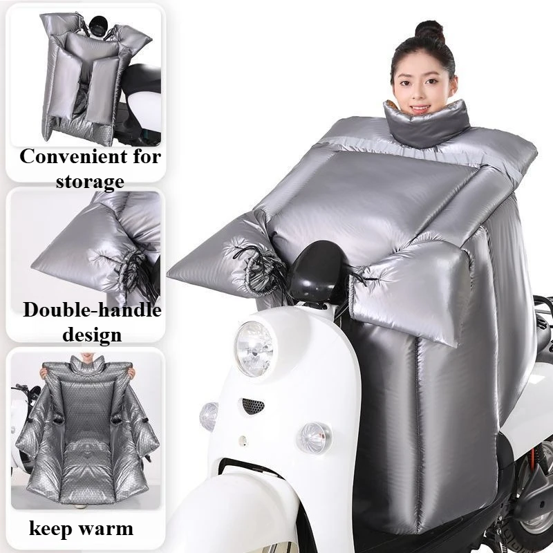 Зимний чехол для мотоцикла, чехлы для ног скутера, защита от дождя и ветра, холода, теплое одеяло, водонепроницаемый фартук, грелки для лобового стекла, одеяло
Зимний чехол для мотоцикла, чехлы для ног скутера, защита от дождя и ветра, холода, теплое одеяло, водонепроницаемый фартук, грелки для лобового стекла, одеяло