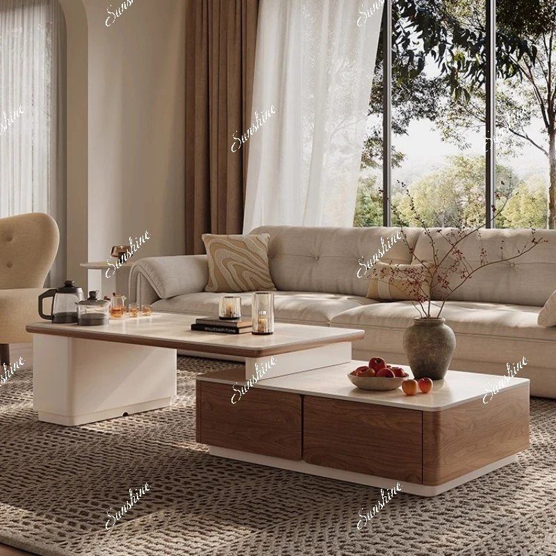 Living room coffee table household tea integrated modern simple kung fu light luxury telescopic slate
Living room coffee table household tea integrated modern simple kung fu light luxury telescopic slate