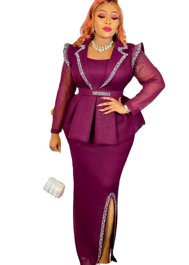 Elegant African Dresses for Women 2024 Africa Clothing Plus Size Evening Wedding Party Long Dress Dashiki Ankara Outfits Robe
Elegant African Dresses for Women 2024 Africa Clothing Plus Size Evening Wedding Party Long Dress Dashiki Ankara Outfits Robe