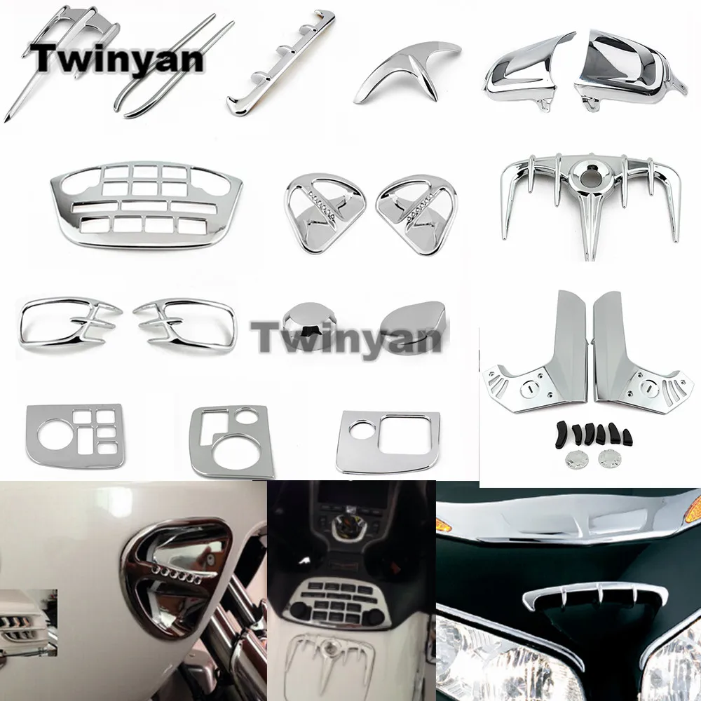 Хромированный обтекатель мотоцикла для HONDA Goldwing GL1800 2001-2011, АБС-пластик, хромированные модифицированные детали, накладка на заднее крыло
Хромированный обтекатель мотоцикла для HONDA Goldwing GL1800 2001-2011, АБС-пластик, хромированные модифицированные детали, накладка на заднее крыло