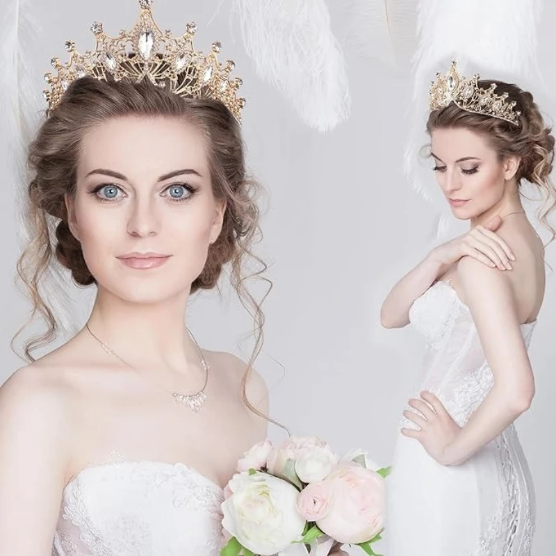 Queen Crown for Women Headband Crown Princess Hair Accessories for Bride Birthday Party Bridesmaids Cosplay
Queen Crown for Women Headband Crown Princess Hair Accessories for Bride Birthday Party Bridesmaids Cosplay