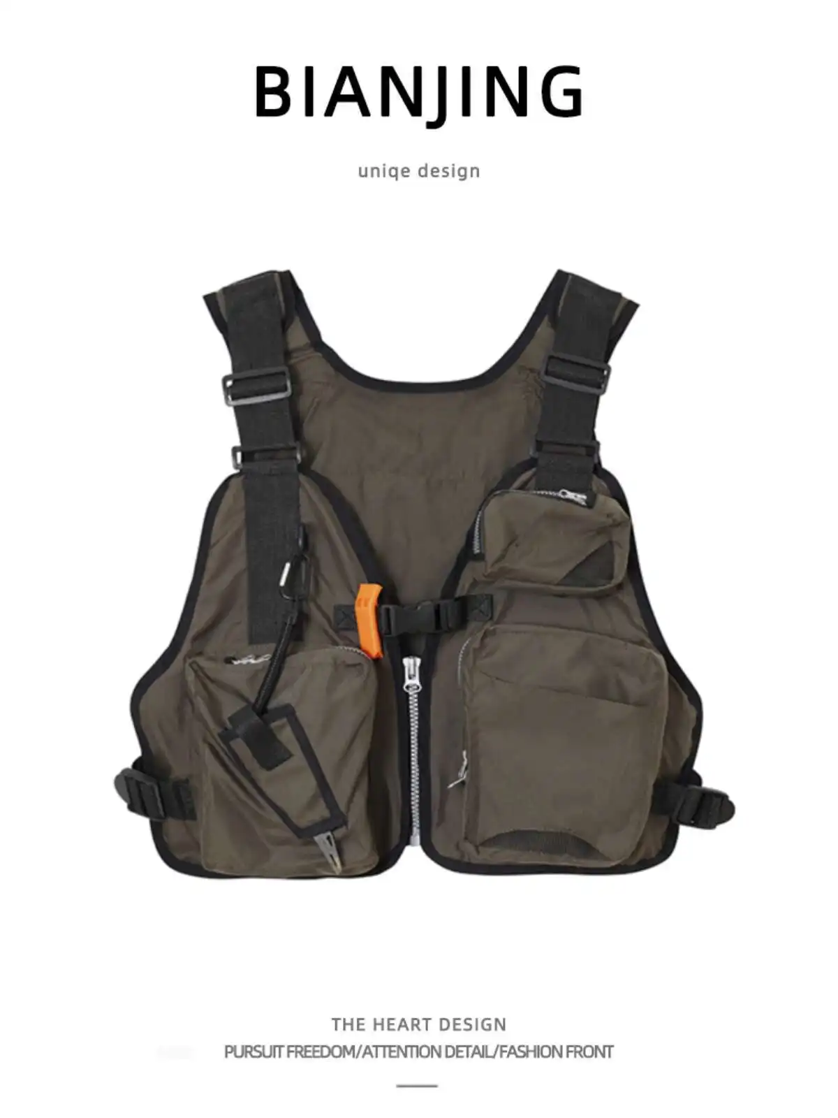 Fishing Vest High Street American Style Outdoor Vest For Men And Women, Multi-Functional, Multi-Pocket Adjustable Casual Stylish
Fishing Vest High Street American Style Outdoor Vest For Men And Women, Multi-Functional, Multi-Pocket Adjustable Casual Stylish