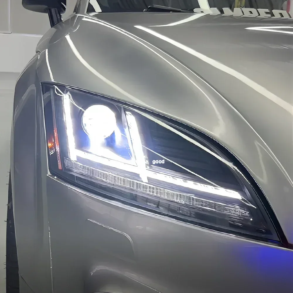 Для Audi TT RS 2008-2014 светодиодный передний фонарь автомобиля в сборе, обновленная высококачественная бифокальная линза, динамические автомобильные фары, аксессуары 
Для Audi TT RS 2008-2014 светодиодный передний фонарь автомобиля в сборе, обновленная высококачественная бифокальная линза, динамические автомобильные фары, аксессуары