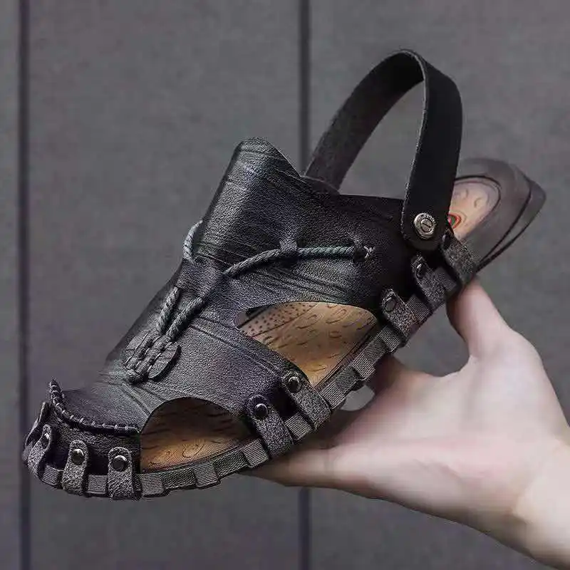 2026 Men's sandals with head cover foot cover suitable for outdoor use featuring soft bottom anti-slip wear-resistant properties
2026 Men's sandals with head cover foot cover suitable for outdoor use featuring soft bottom anti-slip wear-resistant properties