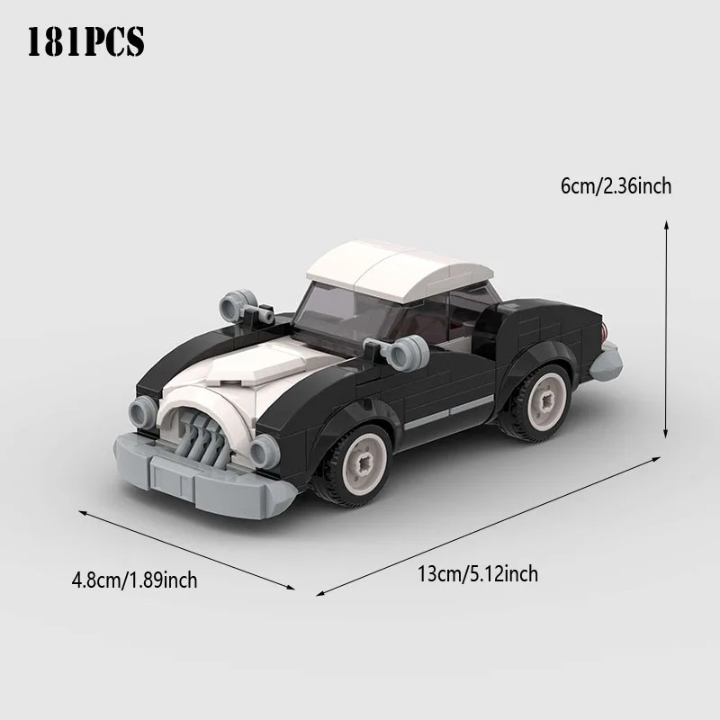 181 шт. строительные блоки, творческое образование, классический винтажный автомобиль, сборка, головоломка «сделай сам», игрушечные модели автомобилей MOC, подарок на день рождения для ребенка
181 шт. строительные блоки, творческое образование, классический винтажный автомобиль, сборка, головоломка «сделай сам», игрушечные модели автомобилей MOC, подарок на день рождения для ребенка