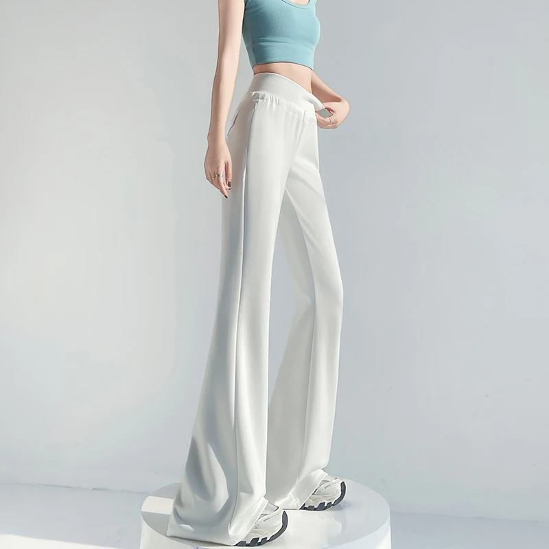 Micro flared women's 2025 spring/summer new high waist slimming sports yoga wide leg straight leg flared pants
Micro flared women's 2025 spring/summer new high waist slimming sports yoga wide leg straight leg flared pants