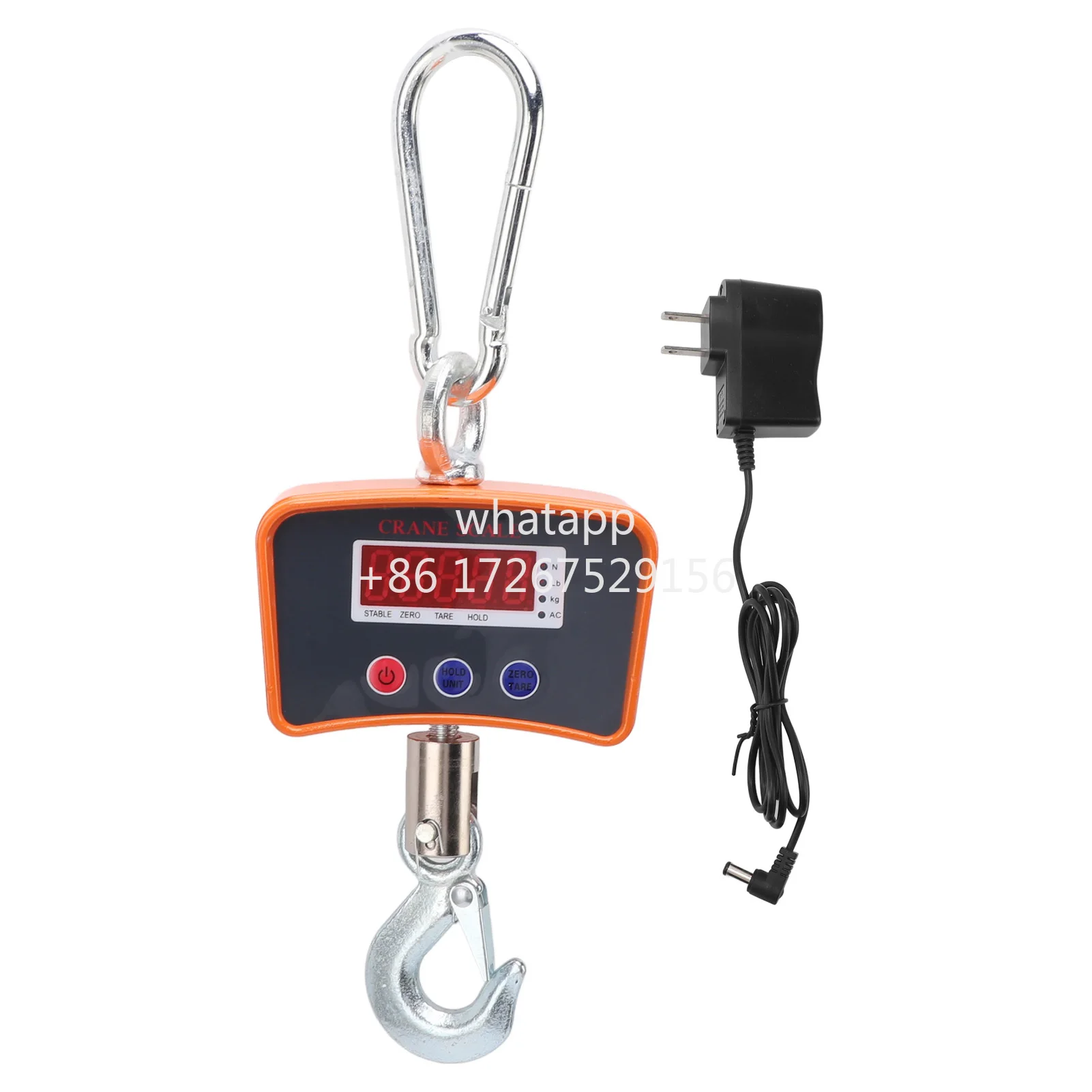 Crane Scale 500KG Maximum Load Thickened Hanging Hanging Scale US Plug 90-240V LCD Digital Display for Construction Sites
Crane Scale 500KG Maximum Load Thickened Hanging Hanging Scale US Plug 90-240V LCD Digital Display for Construction Sites