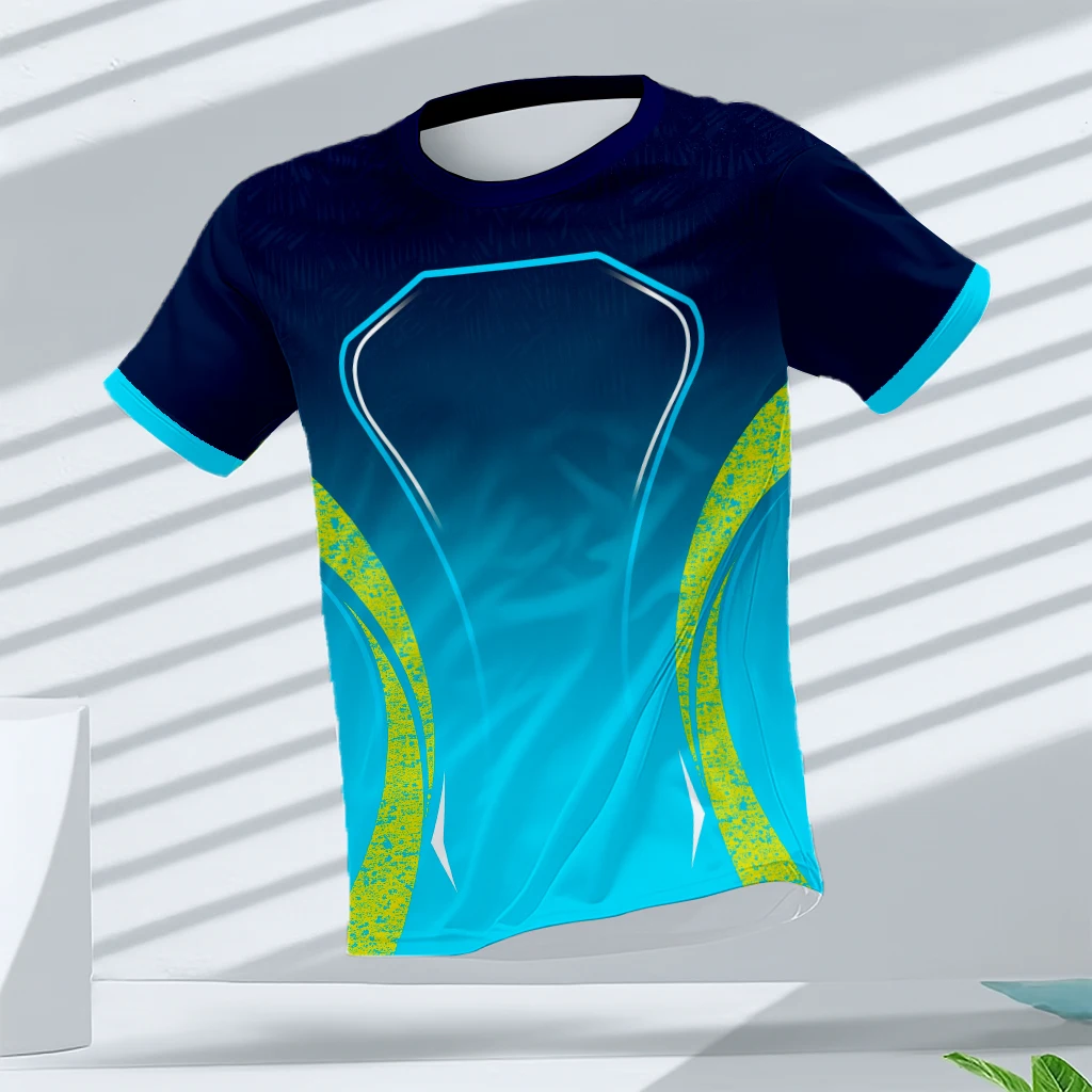 Summer Sports Running Breathable T-shirts Outdoor Badminton Classic Print Quick-drying Jerseys Men's And Women's Loose Tops
Summer Sports Running Breathable T-shirts Outdoor Badminton Classic Print Quick-drying Jerseys Men's And Women's Loose Tops