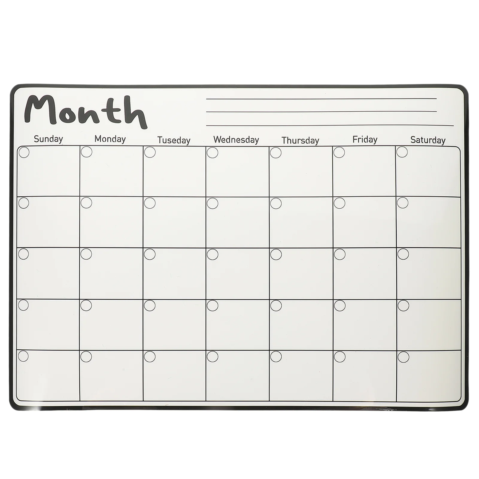 Magnetic Dry Erase Calendar Monthly Planner Sticker Whiteboard for Refrigerators Kitchen Simple PET Reusable Erasable Design
Magnetic Dry Erase Calendar Monthly Planner Sticker Whiteboard for Refrigerators Kitchen Simple PET Reusable Erasable Design