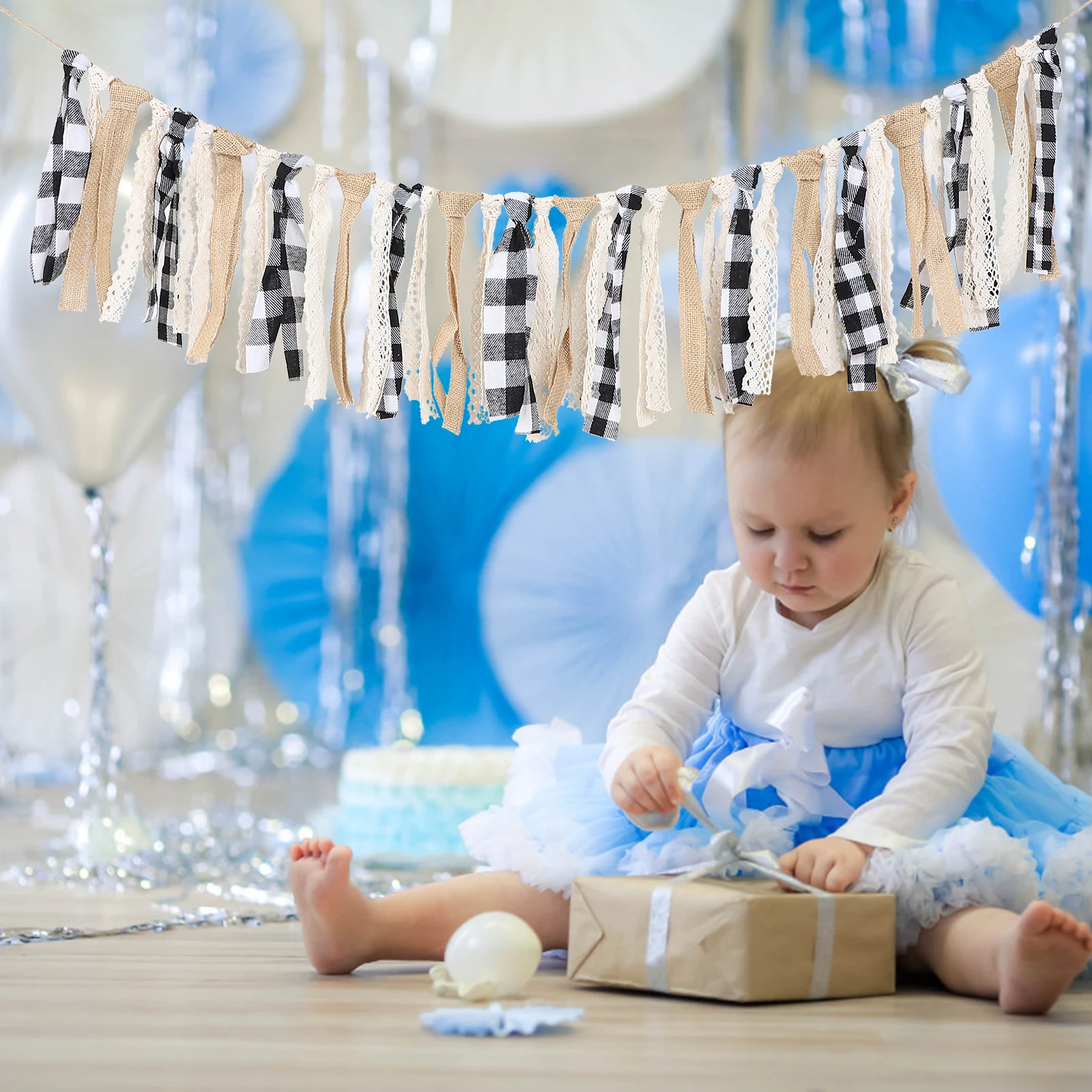 1pc Lace Fabric Linen Rustic Banner Wall Decoration Wedding Bridal Baby Shower Party Burlap Linen Lace Bunting Reusable Burlap 
1pc Lace Fabric Linen Rustic Banner Wall Decoration Wedding Bridal Baby Shower Party Burlap Linen Lace Bunting Reusable Burlap