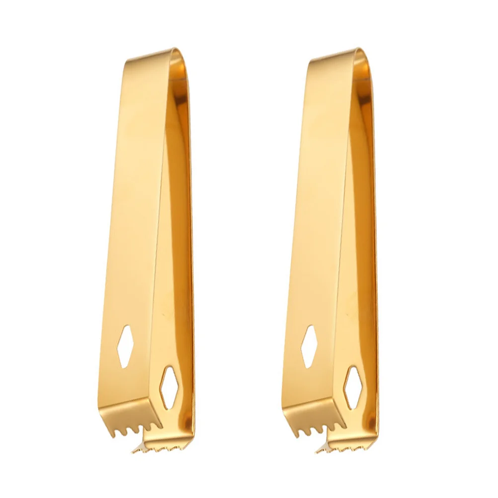 2 Pcs Ice Clip Kitchen Tong Food Restaurant for Bar Multifunctional Clamp Tongs Stainless Steel Cube Clips
2 Pcs Ice Clip Kitchen Tong Food Restaurant for Bar Multifunctional Clamp Tongs Stainless Steel Cube Clips