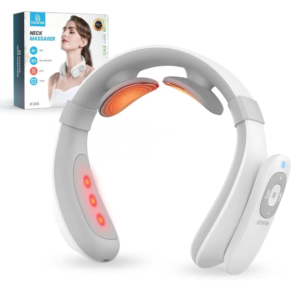 Portable 3D EMS Electric Massager with Heat for Men and Women
Portable 3D EMS Electric Massager with Heat for Men and Women