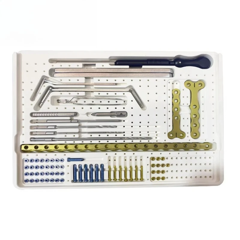 Surgical Medical Pet Animals Veterinary Orthopedic Implants 3.2mm Reconstruction Compression Locking Plate Instrument Kit
Surgical Medical Pet Animals Veterinary Orthopedic Implants 3.2mm Reconstruction Compression Locking Plate Instrument Kit