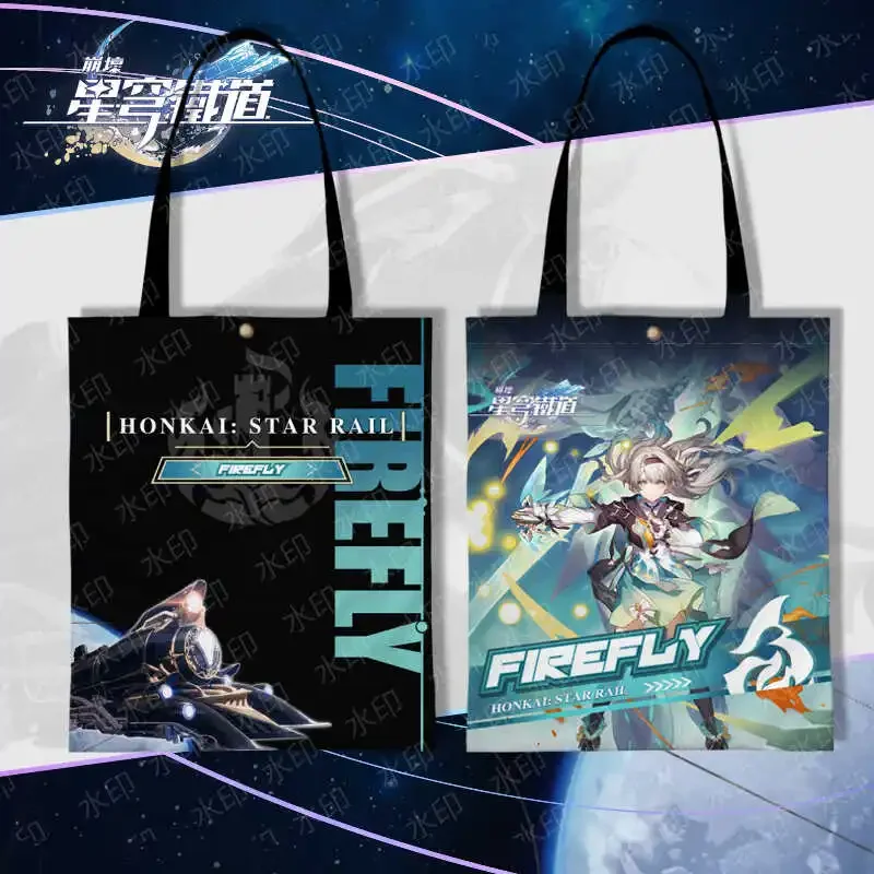 Anime Honkai: Star Rail Bronya Zaychik Firefly Cosplay Portable Folding Shopping Bag Canvas Shoulder Ambitus
Anime Honkai: Star Rail Bronya Zaychik Firefly Cosplay Portable Folding Shopping Bag Canvas Shoulder Ambitus