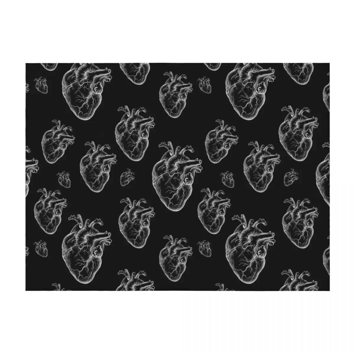 Human Heart white, anatomy art, cool cute Throw Blanket Multi-Purpose Cute Plaid Decorative Throw Personalized Gift Blankets 
Human Heart white, anatomy art, cool cute Throw Blanket Multi-Purpose Cute Plaid Decorative Throw Personalized Gift Blankets