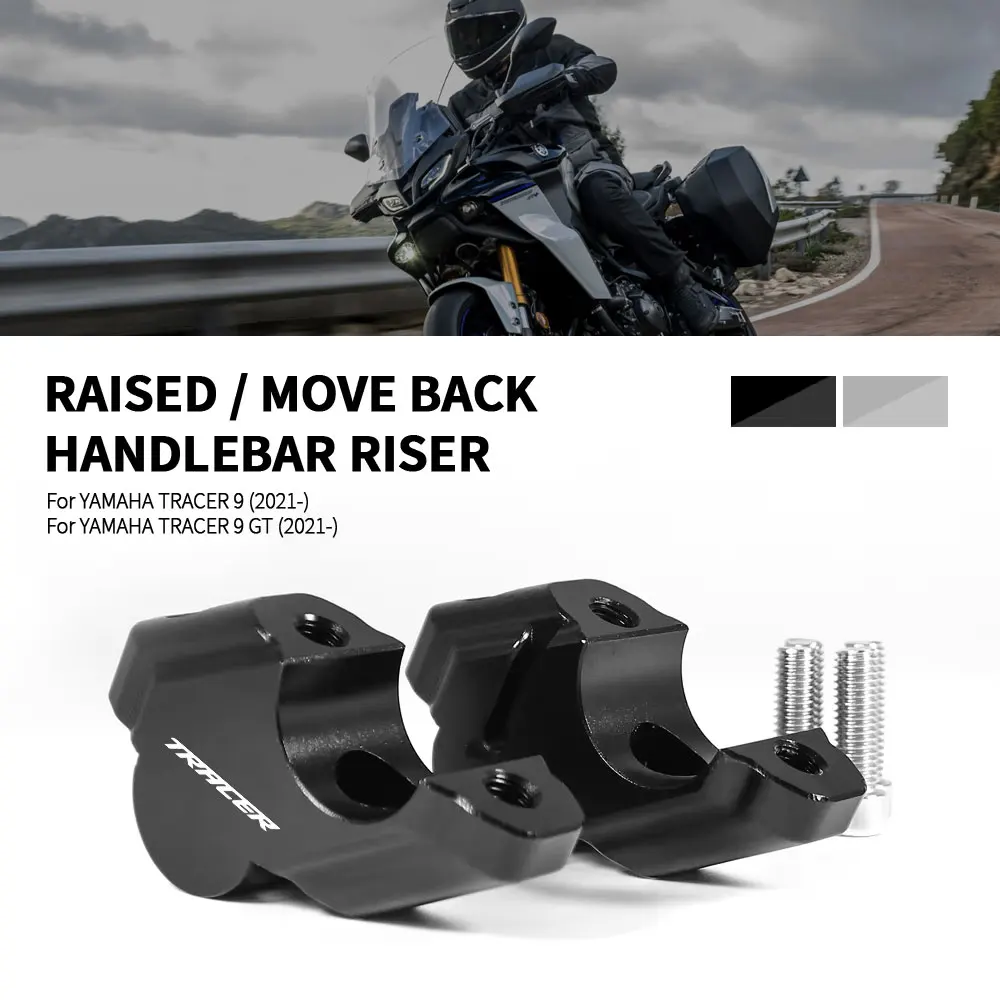 Motorcycle Handlebar Riser Drag Handle Bar Clamp Extend Adapter For Yamaha TRACER9 TRACER 9 GT 2021 2022 2023-
Motorcycle Handlebar Riser Drag Handle Bar Clamp Extend Adapter For Yamaha TRACER9 TRACER 9 GT 2021 2022 2023-