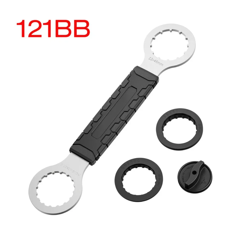 chrome plated steel bicycle bottom bracket tool for accurate installation removal fits multiple 16 slot tool types
chrome plated steel bicycle bottom bracket tool for accurate installation removal fits multiple 16 slot tool types