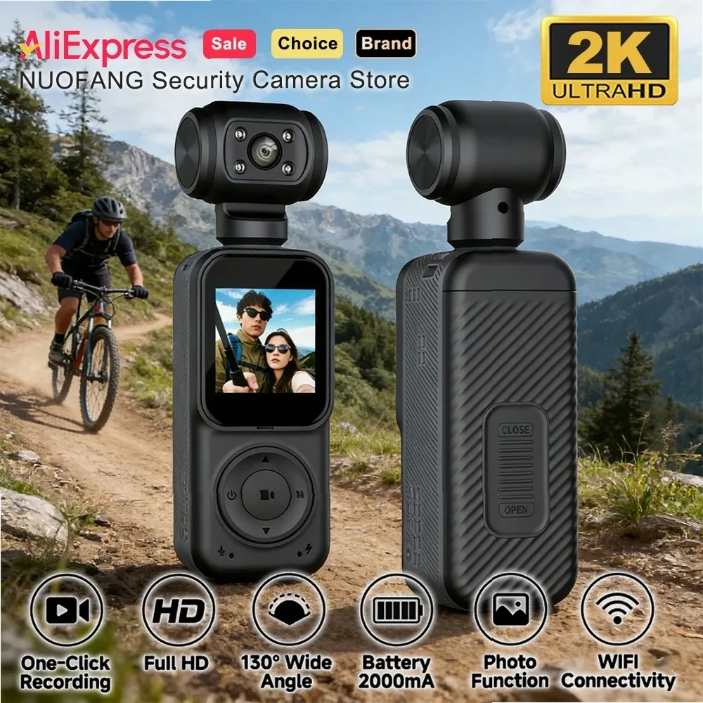 4K Dual Lens WiFi Action Camera with Anti-Shake Night Vision, 180° Rotatable for Helmet Sports Vlogging
4K Dual Lens WiFi Action Camera with Anti-Shake Night Vision, 180° Rotatable for Helmet Sports Vlogging