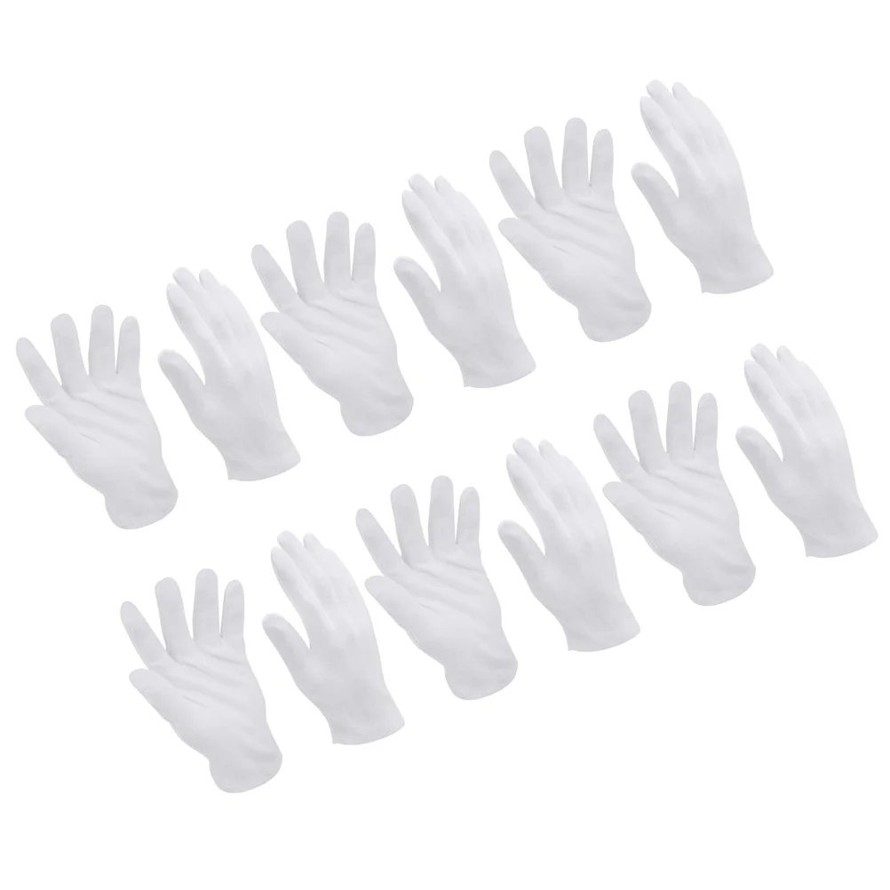 10Pairs Work Gloves Cotton Breathable Durable Gardening Industrial Cleaning Party Etiquette Protective Gloves White Xl 
10Pairs Work Gloves Cotton Breathable Durable Gardening Industrial Cleaning Party Etiquette Protective Gloves White Xl