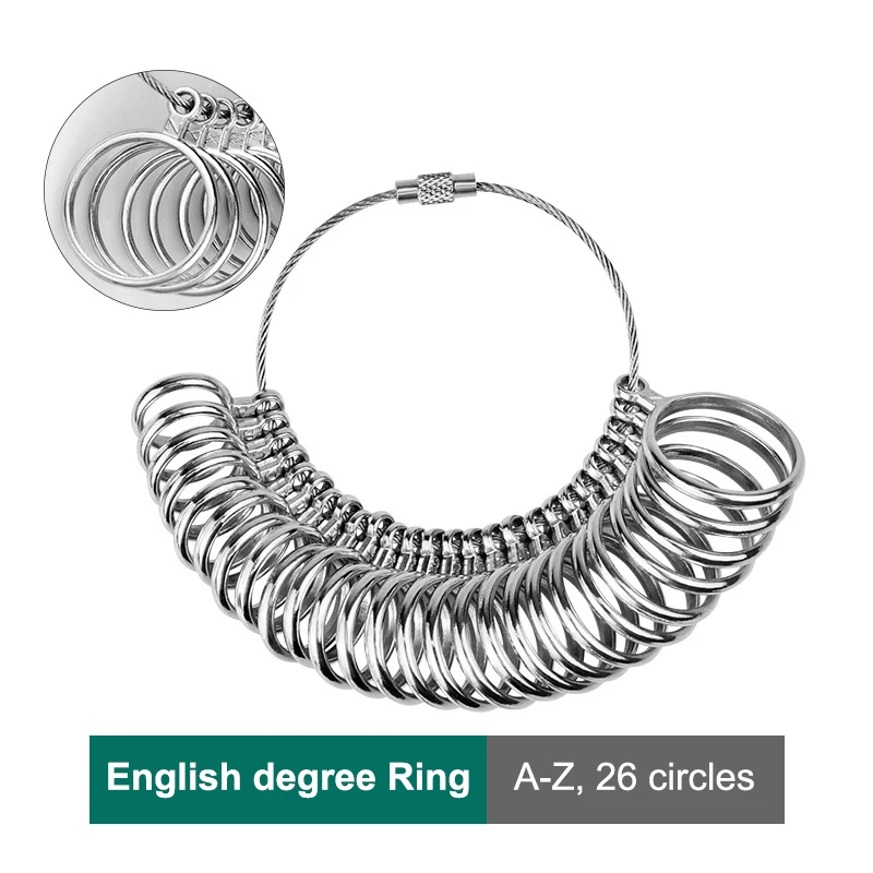Metal Ring Gauges Sizer Meter Hand Loop Jewellery Measuring Ring Tool Finger Ruler Measurement Finger Circumference UK Size
Metal Ring Gauges Sizer Meter Hand Loop Jewellery Measuring Ring Tool Finger Ruler Measurement Finger Circumference UK Size