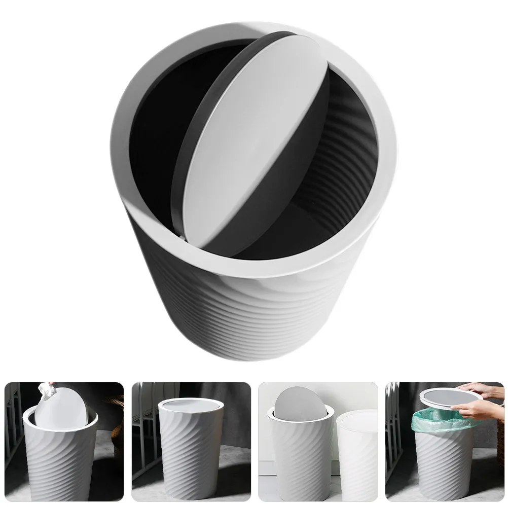 10L Thickened Plastic Trash Can with Flip Lid Household Waste Bin for Kitchen Bathroom Living Room Indoor Garbage Container
10L Thickened Plastic Trash Can with Flip Lid Household Waste Bin for Kitchen Bathroom Living Room Indoor Garbage Container