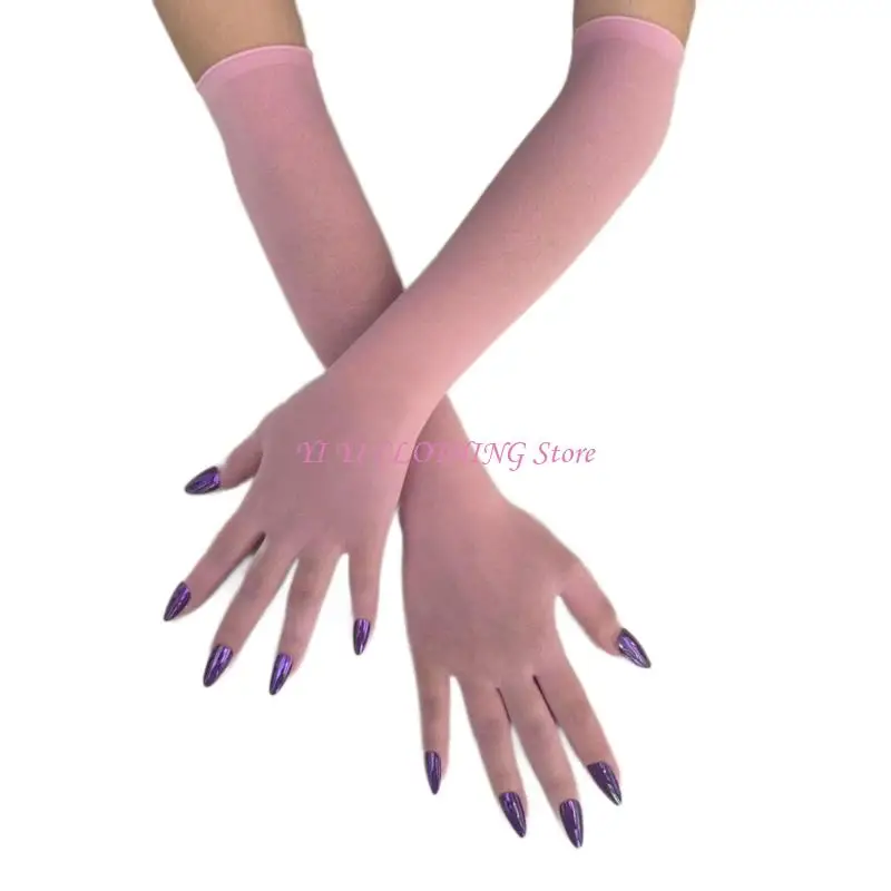N5KF Lady Long Nails Gloves Soft Nylon Fabric All Day Comfort Armwear for Stage Show
N5KF Lady Long Nails Gloves Soft Nylon Fabric All Day Comfort Armwear for Stage Show