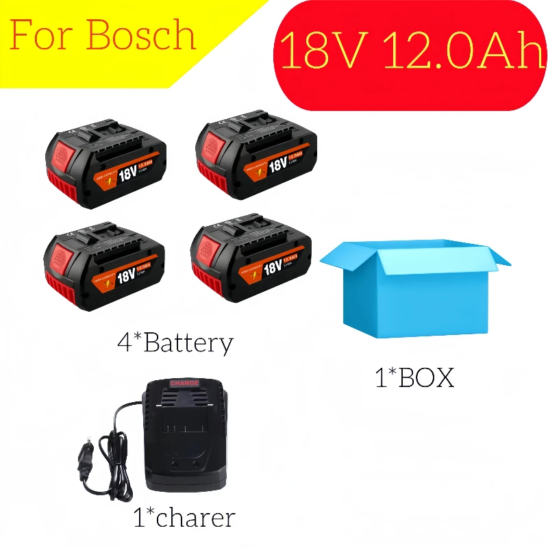 18V 6.0Ah 8.0Ah 10.0Ah 12.0Ah ProCORE replacement battery, for Bosch 18V cordless tools BAT609 BAT618 GBA18V 21700 high power
18V 6.0Ah 8.0Ah 10.0Ah 12.0Ah ProCORE replacement battery, for Bosch 18V cordless tools BAT609 BAT618 GBA18V 21700 high power