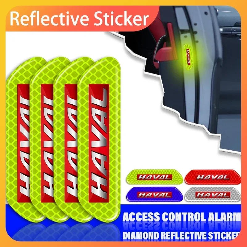 4PCS Reflective Car Door Sticker Safety Opening WarningFor Great Wall Haval H3 H5 M4 Poer 2022 Voleex C30 Hover 5 Cannon
4PCS Reflective Car Door Sticker Safety Opening WarningFor Great Wall Haval H3 H5 M4 Poer 2022 Voleex C30 Hover 5 Cannon