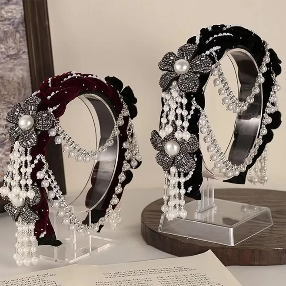 Новая съемная повязка на голову с жемчужной кисточкой в этническом стиле, жемчужная повязка на голову, свадебный головной убор, широкий аксессуар для волос
Новая съемная повязка на голову с жемчужной кисточкой в этническом стиле, жемчужная повязка на голову, свадебный головной убор, широкий аксессуар для волос