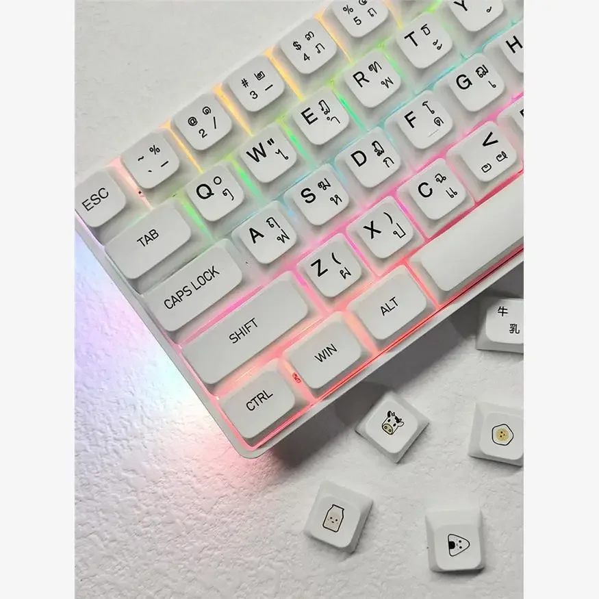 Minimalist White Keycaps 120 Keys XDA Height PBT Sublimation Universal Satellite Axis Mechanical Keyboard Keycaps
Minimalist White Keycaps 120 Keys XDA Height PBT Sublimation Universal Satellite Axis Mechanical Keyboard Keycaps