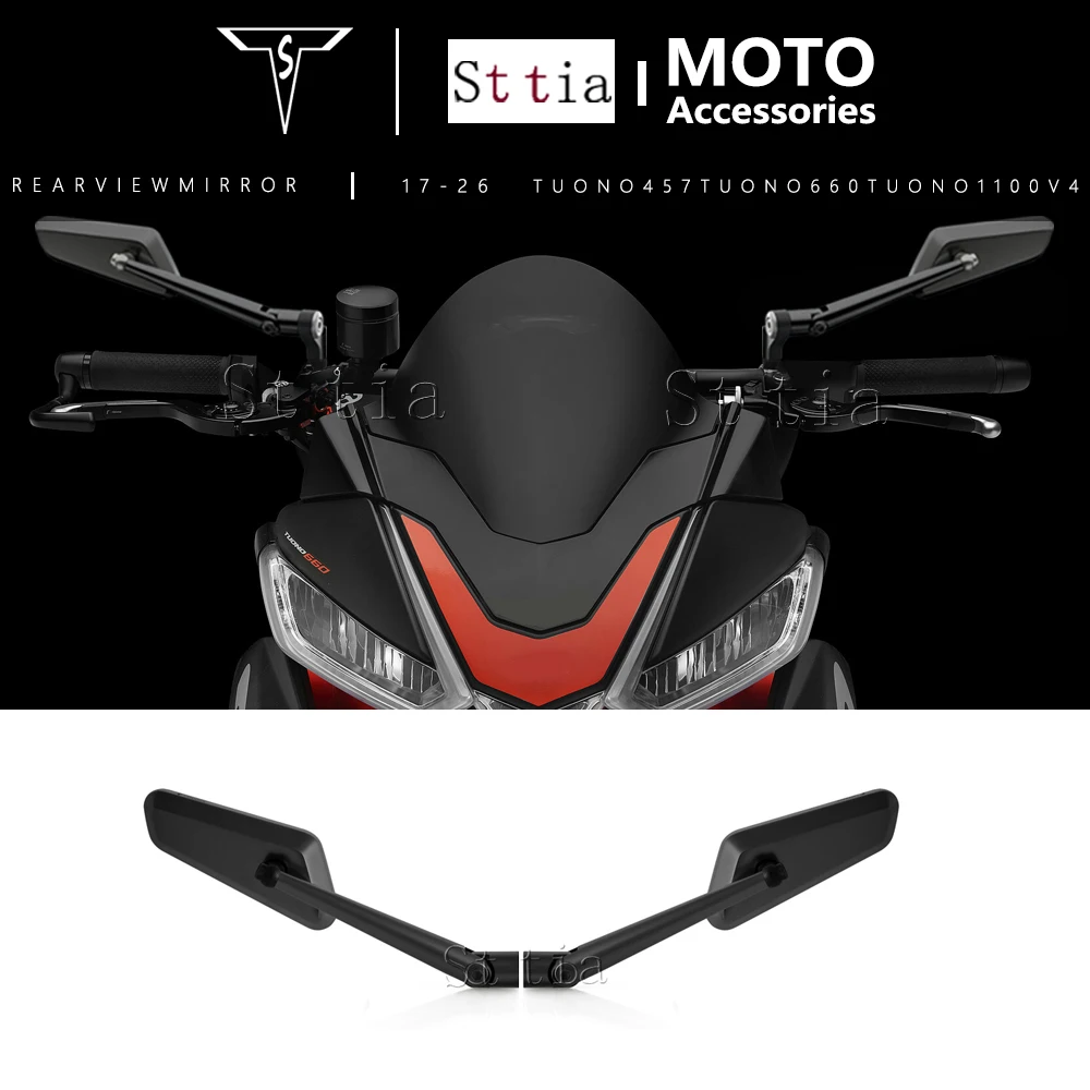 New Wind Wing Mirrors For Aprilia Tuono 660 Factory Tuono 457 Tuono 1100 V4 RR Motorcycle Adjustable Aluminum Rearview Mirror
New Wind Wing Mirrors For Aprilia Tuono 660 Factory Tuono 457 Tuono 1100 V4 RR Motorcycle Adjustable Aluminum Rearview Mirror