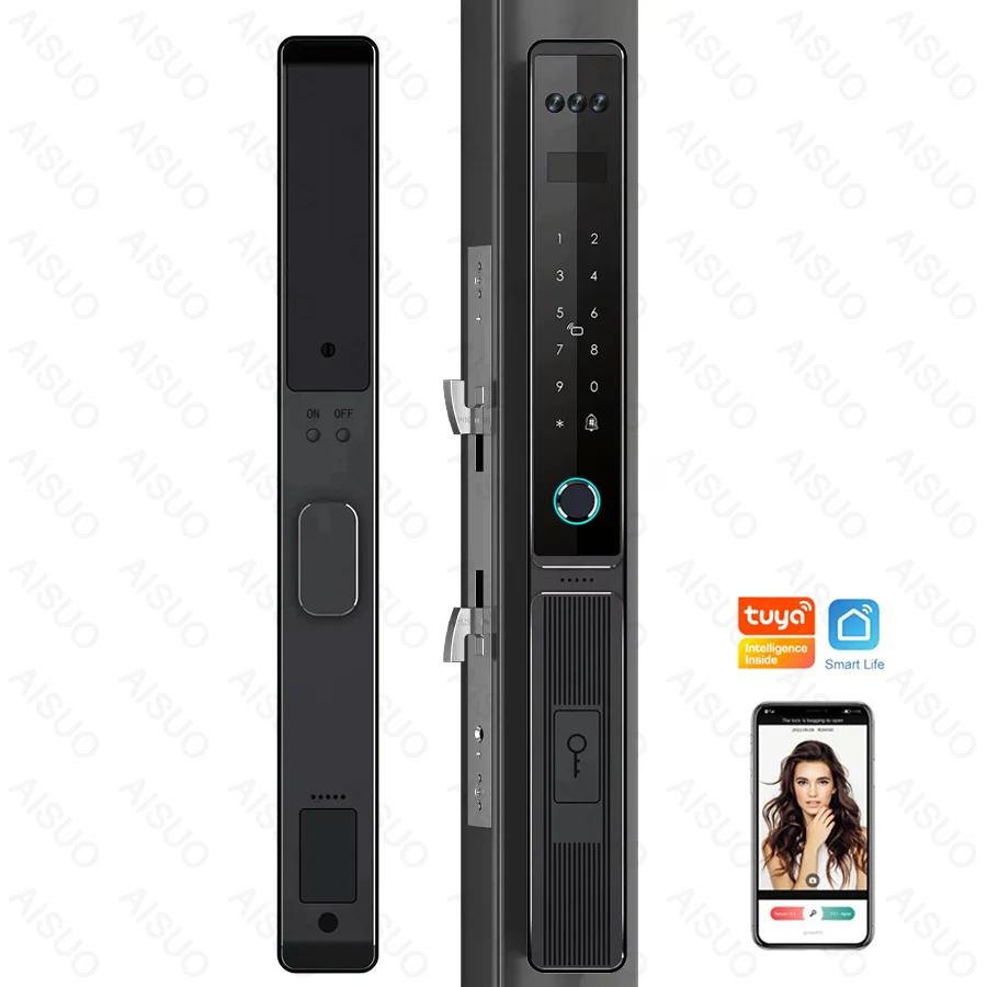 Aisuo The New Listing Fully Automatic Tuya Wifi Smart Lock With Cnc Precision And Facial Recognition Smart Door Lock
Aisuo The New Listing Fully Automatic Tuya Wifi Smart Lock With Cnc Precision And Facial Recognition Smart Door Lock