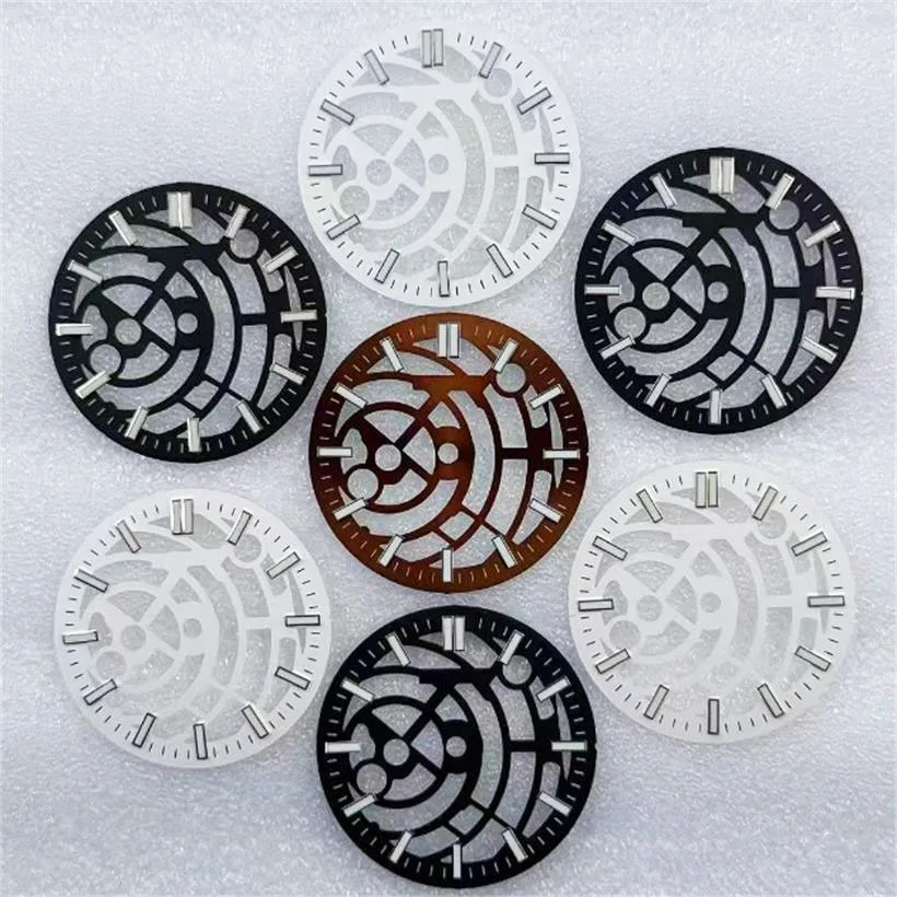 31.8mm hollow-out strip nail green luminous dial suitable for NH70 NH38 mechanical movement watch accessories
31.8mm hollow-out strip nail green luminous dial suitable for NH70 NH38 mechanical movement watch accessories