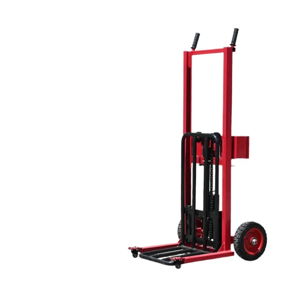 Fully electric lifting hydraulic loading and unloading portable small transport forklift
Fully electric lifting hydraulic loading and unloading portable small transport forklift