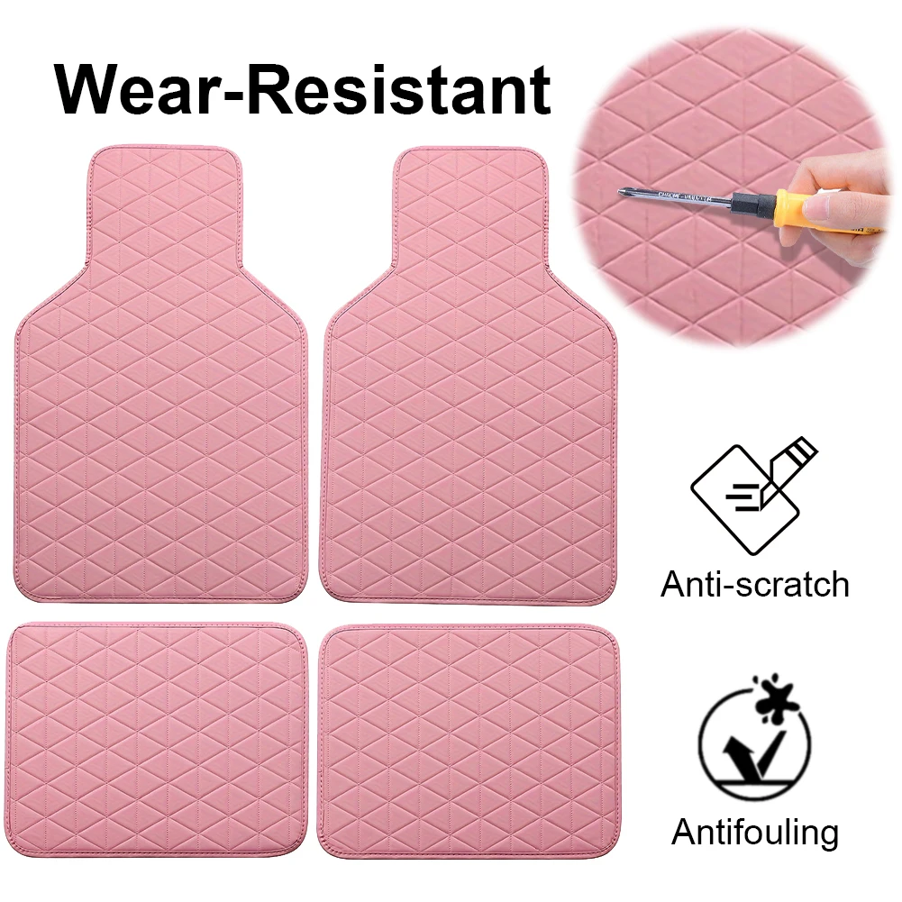 4Pcs Car Floor Mats Non Slip Car Front Rear Mats Set Waterproof Car Carpet Mats Car Interior Accessories
4Pcs Car Floor Mats Non Slip Car Front Rear Mats Set Waterproof Car Carpet Mats Car Interior Accessories