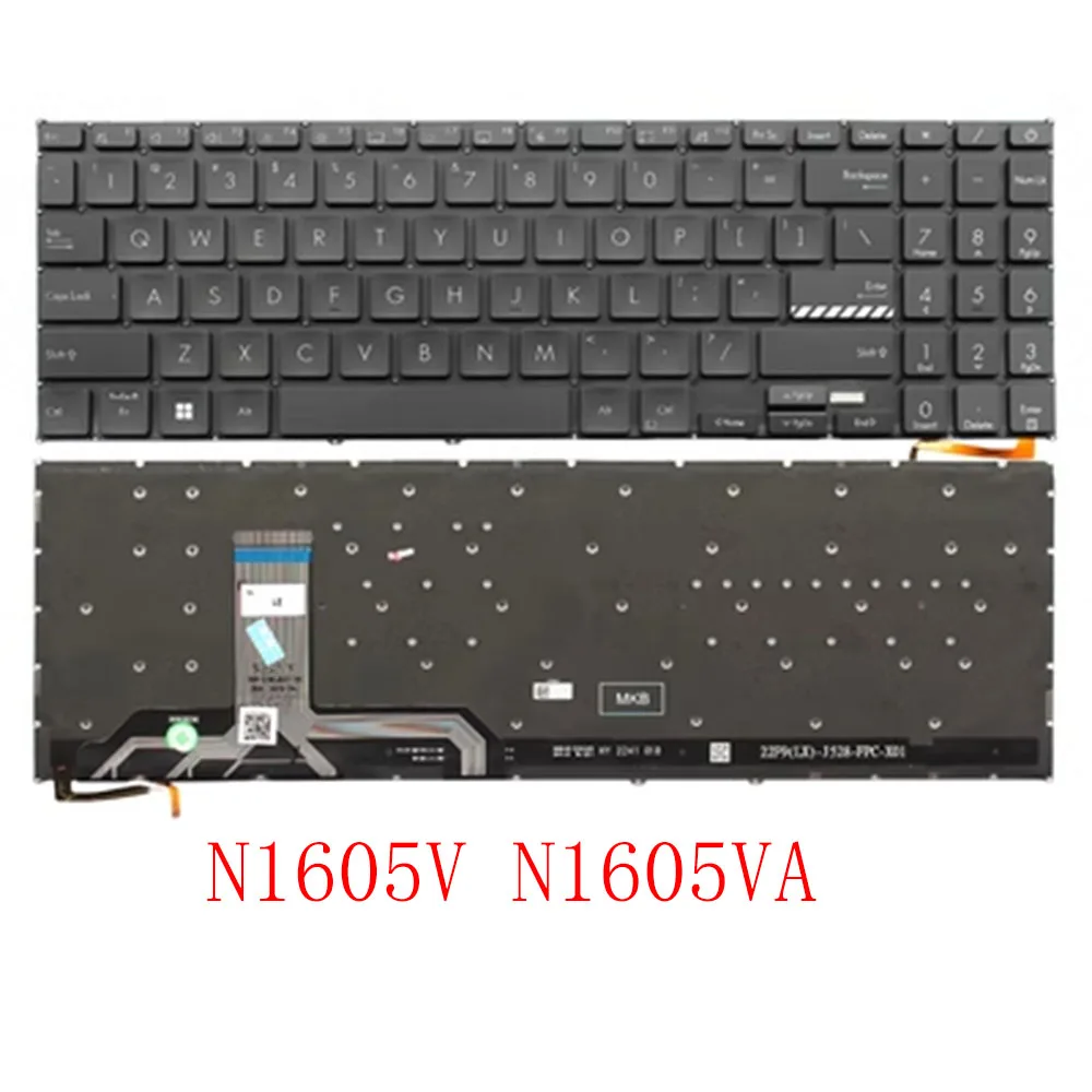 Клавиатура для ноутбука ASUS VivoBook 16 N1605V N1605VA без рамки, черная, США, с подсветкой
Клавиатура для ноутбука ASUS VivoBook 16 N1605V N1605VA без рамки, черная, США, с подсветкой