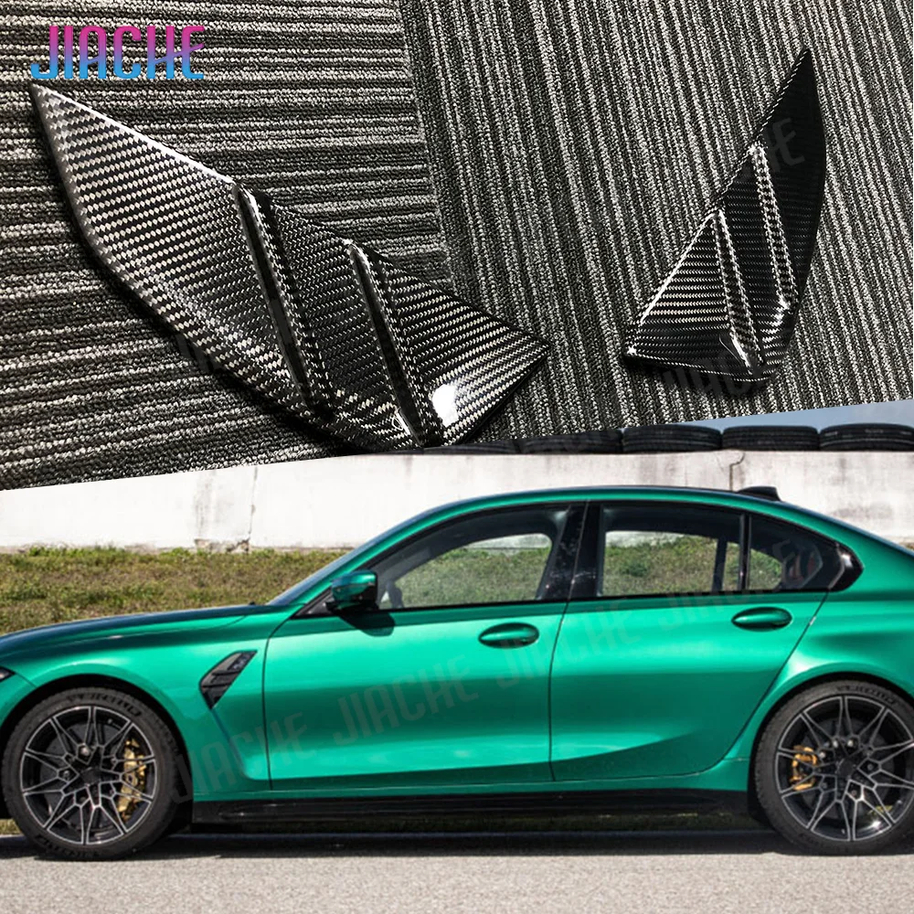 Dry Carbon Fiber Front Side Fender Air Vent Covers Trims For BMW 3 Series G80 M3 4 Series G82 G83 M4 2021+ Car Styling
Dry Carbon Fiber Front Side Fender Air Vent Covers Trims For BMW 3 Series G80 M3 4 Series G82 G83 M4 2021+ Car Styling