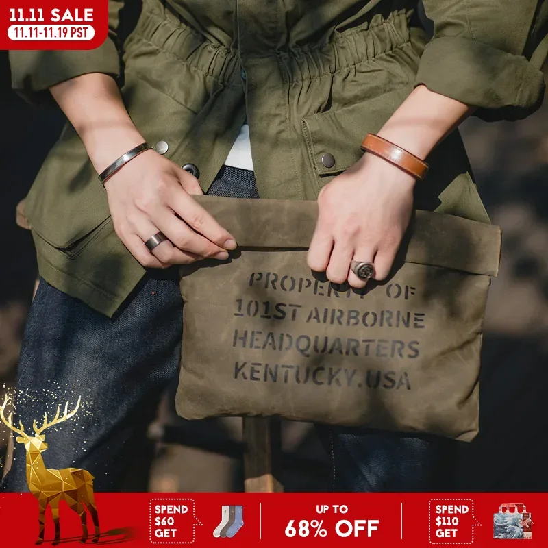 Maden Retro Oil Wax Canvas Handbags for Men Amekaji Luxury Work Business Leisure Messenger Bags Waterproof Briefcase Brand Bag
Maden Retro Oil Wax Canvas Handbags for Men Amekaji Luxury Work Business Leisure Messenger Bags Waterproof Briefcase Brand Bag