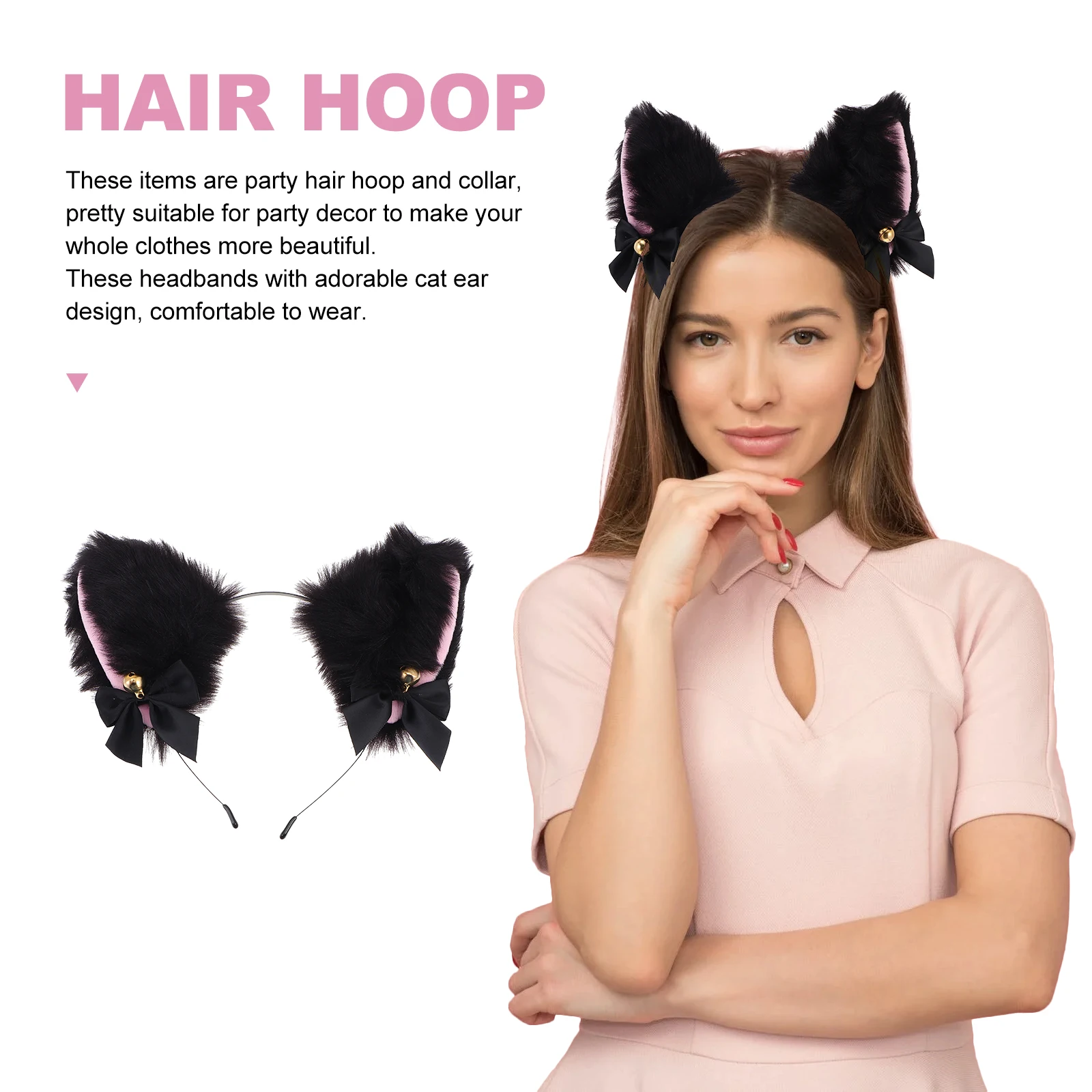 1 set Headband Bow Collar Set Lightweight Durable Festive Party Wedding Outdoor Role Play Costume Cosplay Props Decorative
1 set Headband Bow Collar Set Lightweight Durable Festive Party Wedding Outdoor Role Play Costume Cosplay Props Decorative