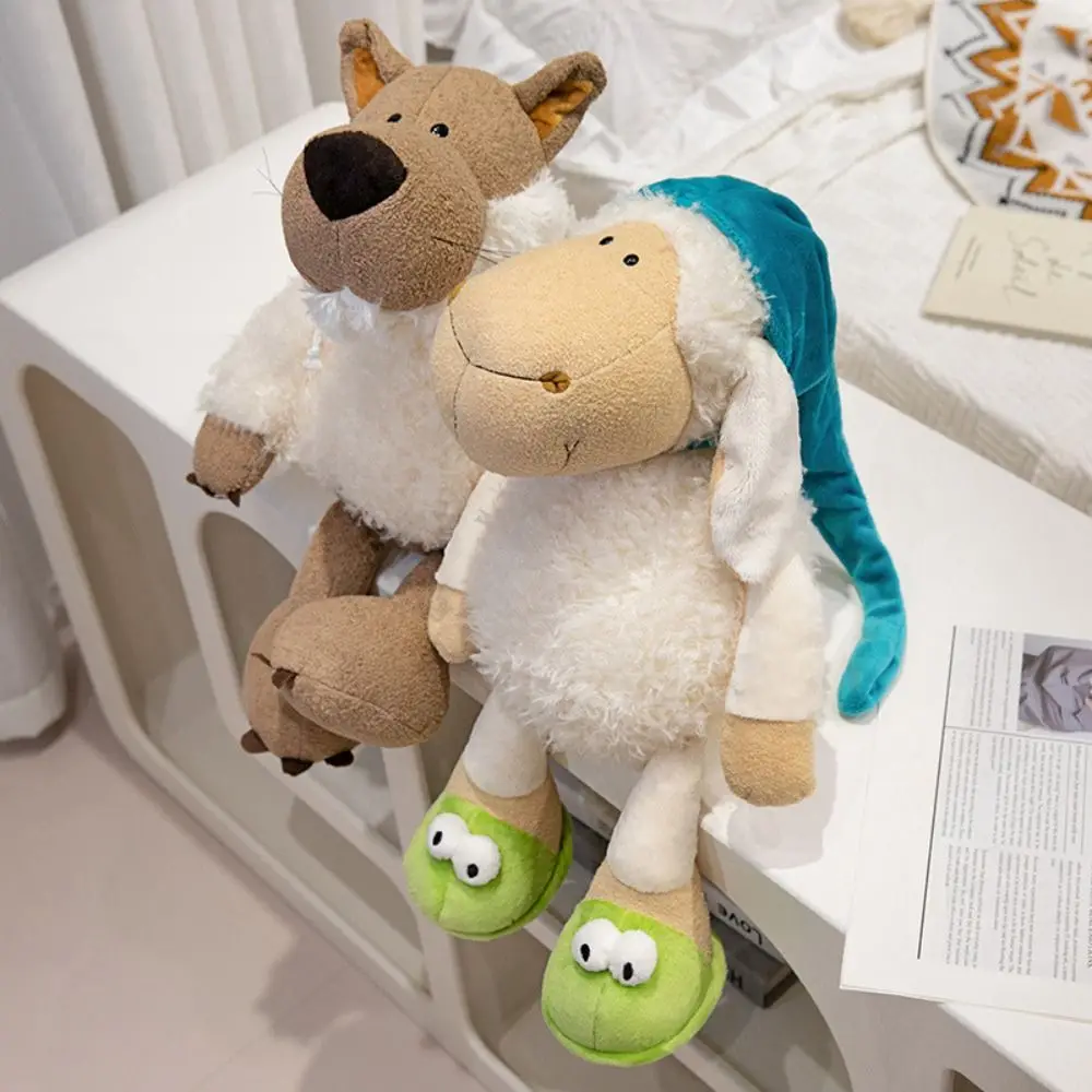 Cute Animal Sleepy Sheep Plush Doll Pyjamas PP Cotton Wolf in Sheep Plush Toys Stuffed 25/35/50cm Sheep&Wolf Plush Doll
Cute Animal Sleepy Sheep Plush Doll Pyjamas PP Cotton Wolf in Sheep Plush Toys Stuffed 25/35/50cm Sheep&Wolf Plush Doll