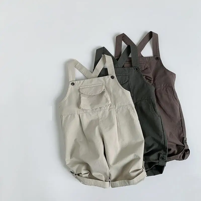 2025 Spring New Children Overalls Solid Boys Vintage Versatile Casual Pants Baby Girls Loose Strap Trousers Cotton Kids Clothes
2025 Spring New Children Overalls Solid Boys Vintage Versatile Casual Pants Baby Girls Loose Strap Trousers Cotton Kids Clothes